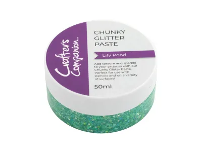 Crafters Companion Chunky Glitter Paste LILY POND