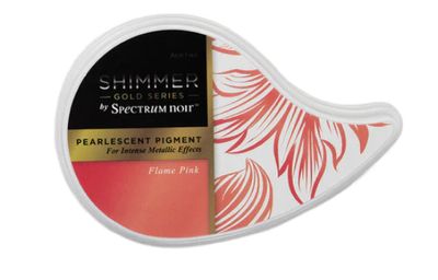 Spectrum Noir SHIMMER Pearl Pigment Ink Pad FLAME PINK