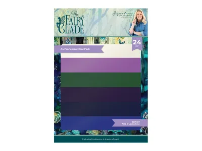 Crafters Companion The Fairy Glade A4 Pearlescent Card Pack