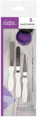 Crafters Companion PALETTE KNIVES x3