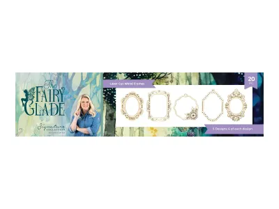 Crafters Companion The Fairy Glade Laser Cut Wood FRAMES