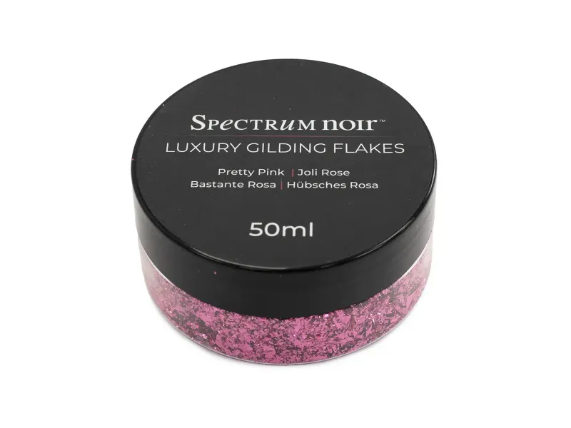 Crafters Companion Spectrum Noir Luxury Gilding Flakes PRETTY PINK