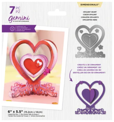 Gemini Dimensionals Die Set CREATE A 3D ORNAMENT