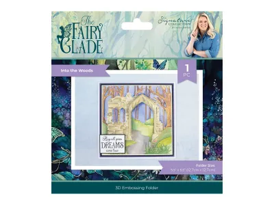 Crafters Companion The Fairy Glade 3D Embossing Folder 5.5" x 5.5" INTO THE WOODS