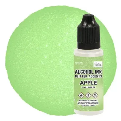 Couture Creations Alcohol Ink Glitter Accents APPLE