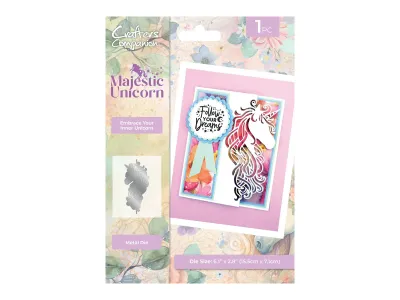 Crafters Companion Majestic Unicorn Die Set EMBRACE YOUR INNER UNICORN