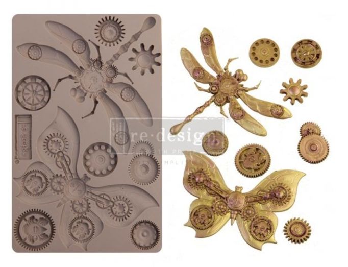 PRIMA Re-Design Decor Moulds MECHANICAL INSECTA **Pre-Order**
