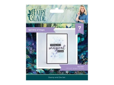 Crafters Companion The Fairy Glade Stamp &amp; Die Set SPRINKLE OF MAGIC