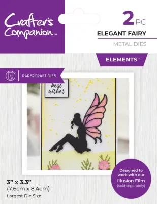 Crafters Companion Elements Metal Die Set ELEGANT FAIRY