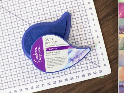 Crafters Companion Duet Inkpad ColourBloom Shimmer NEPTUNE