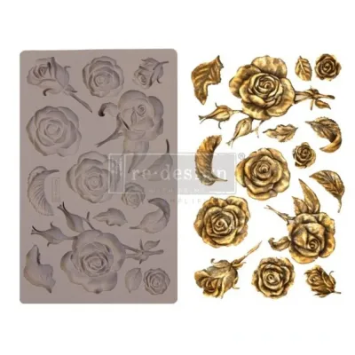 PRIMA Re-Design Decor Moulds FRAGRANT ROSES **Pre-Order