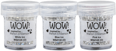 WOW! Embossing Powders Trios - ICE CRYSTALS WOWKT097 by Marion Emberson