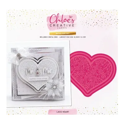 Chloe's Creative Metal Die Set LACE HEART