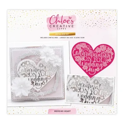 Chloe's Creative Metal Die Set WEDDING HEART