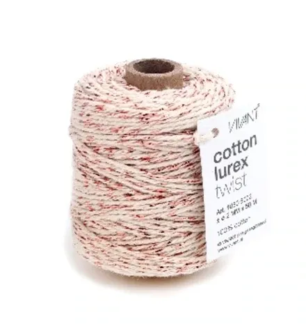 Vivant Cotton Lurex Cord 50m ROSE GOLD