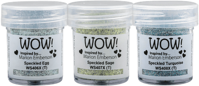 WOW! Embossing Powders Trios - SPECKLED PEARLS WOWKT096 by Marion Emberson WOW! Embossing Powders Trios - SPECKLED PEARLS WOWKT096 by Marion Emberson