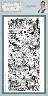 Sentimentally Yours POINSETTIA Rubber