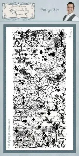 Sentimentally Yours POINSETTIA Rubber