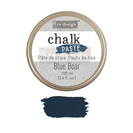 Re Design With Prima Chalk Paste BLUE BOAR