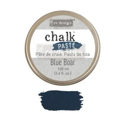 Re Design With Prima Chalk Paste BLUE BOAR