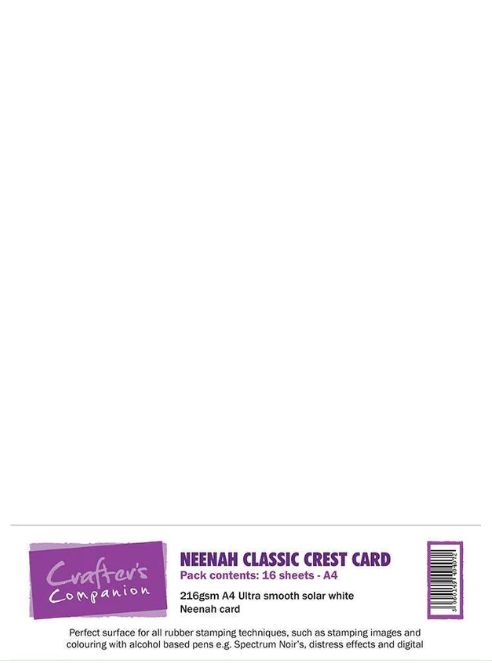 Crafter's Companion A4 Pack NEENAH CLASSIC (x20) 216gsm
