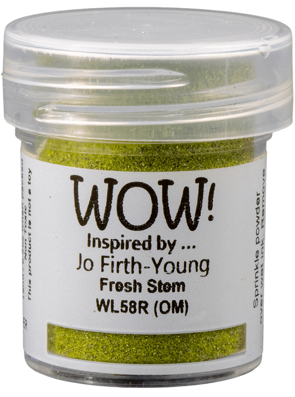 WOW! Embossing Powder Regular WL58R(OM) FRESH STEM by Jo Firth Young