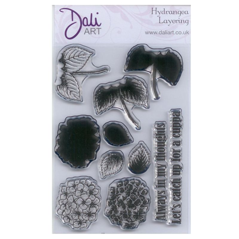 Dali Art Stamp set HYDRANGEA LAYERING