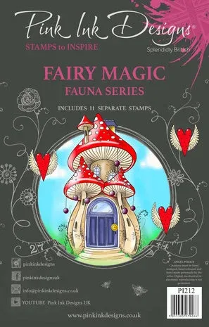Pink Ink Designs Fairy Magic A5 Clear Stamps