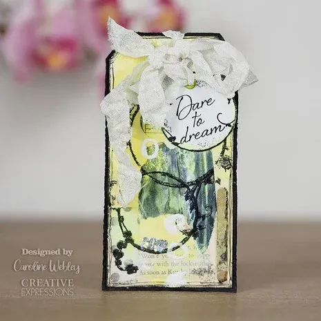 Creative Expressions Designer Boutique Clear Stamp A6 Rose Loops