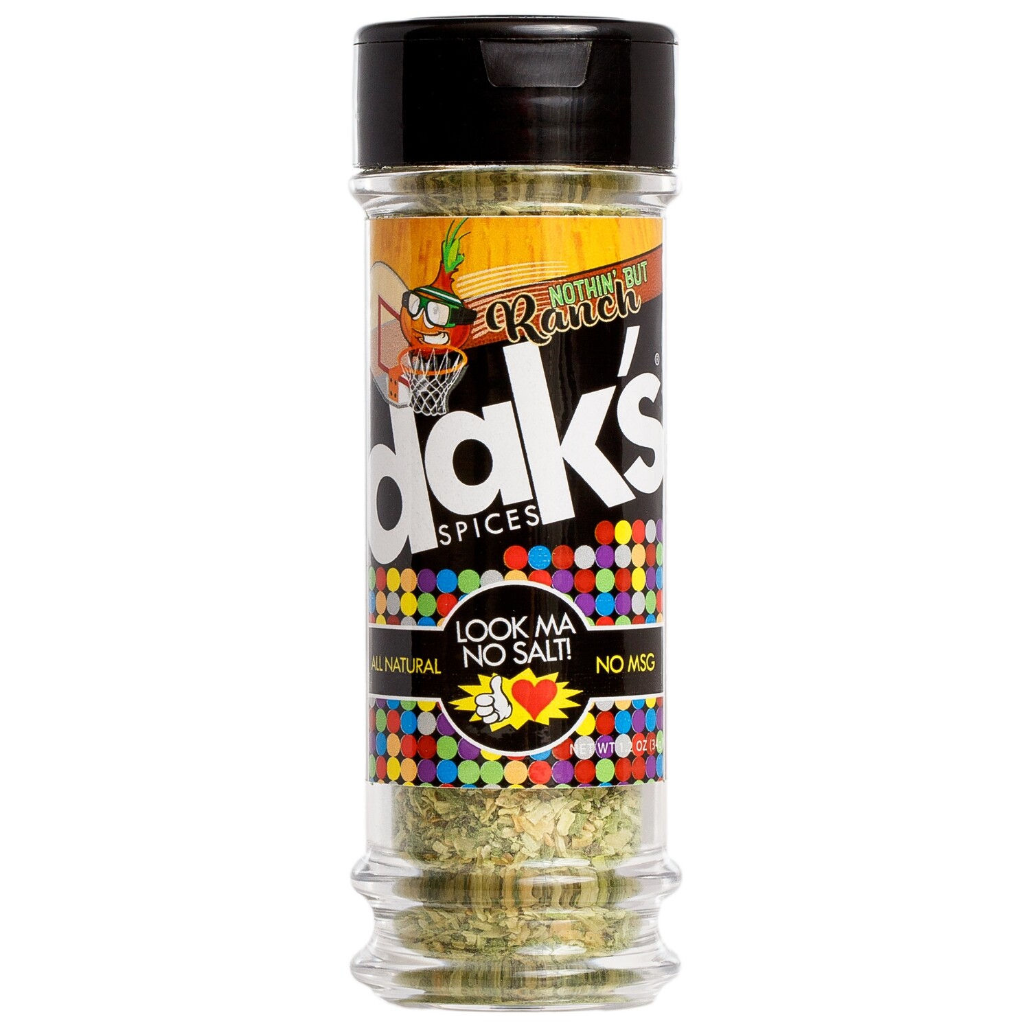 NEW ITEM** DAK'S NOTHIN' BUT RANCH- SALT FREE seasoning to enhance any meal