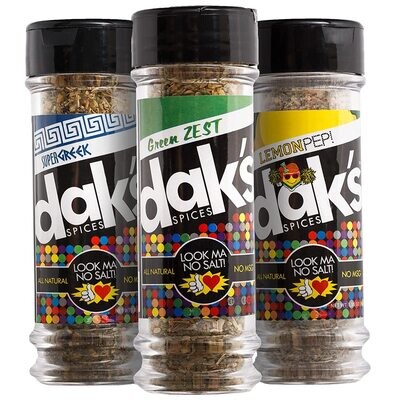 CREATE YOUR OWN 3 PACK - Salt free seasoning, spices, no sodium blends.