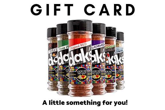 DAK&#39;s Spices Gift card