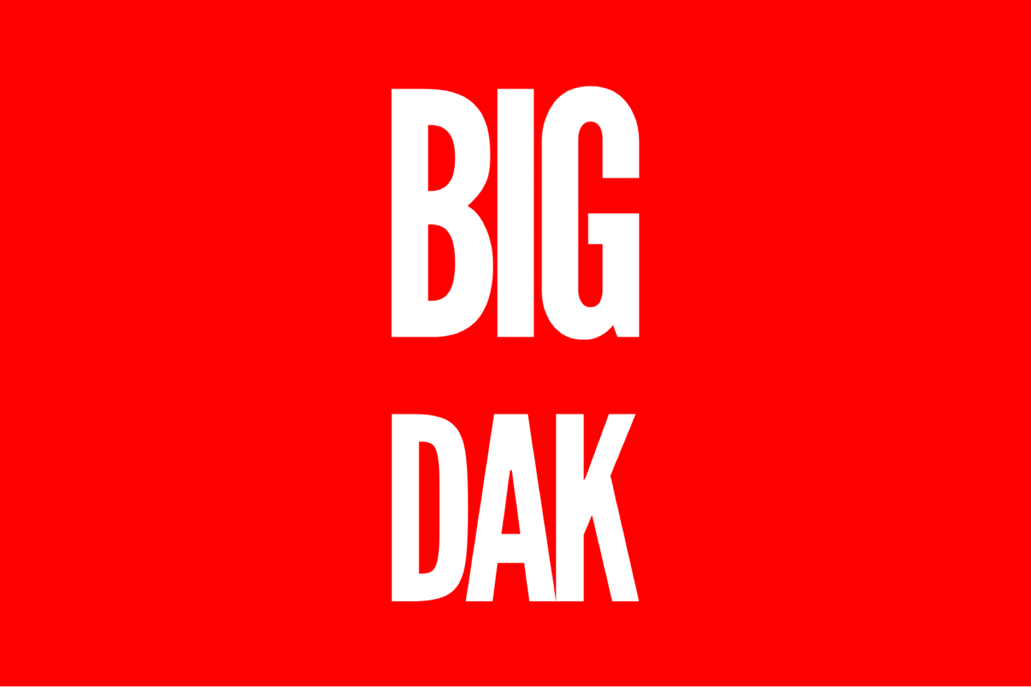 THE BIG DAK - FOR THE MAJOR FAN! APX 1 POUND