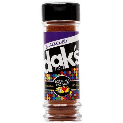 DAK&#39;S BLACKENED- SALT FREE seasoning to enhance any meal