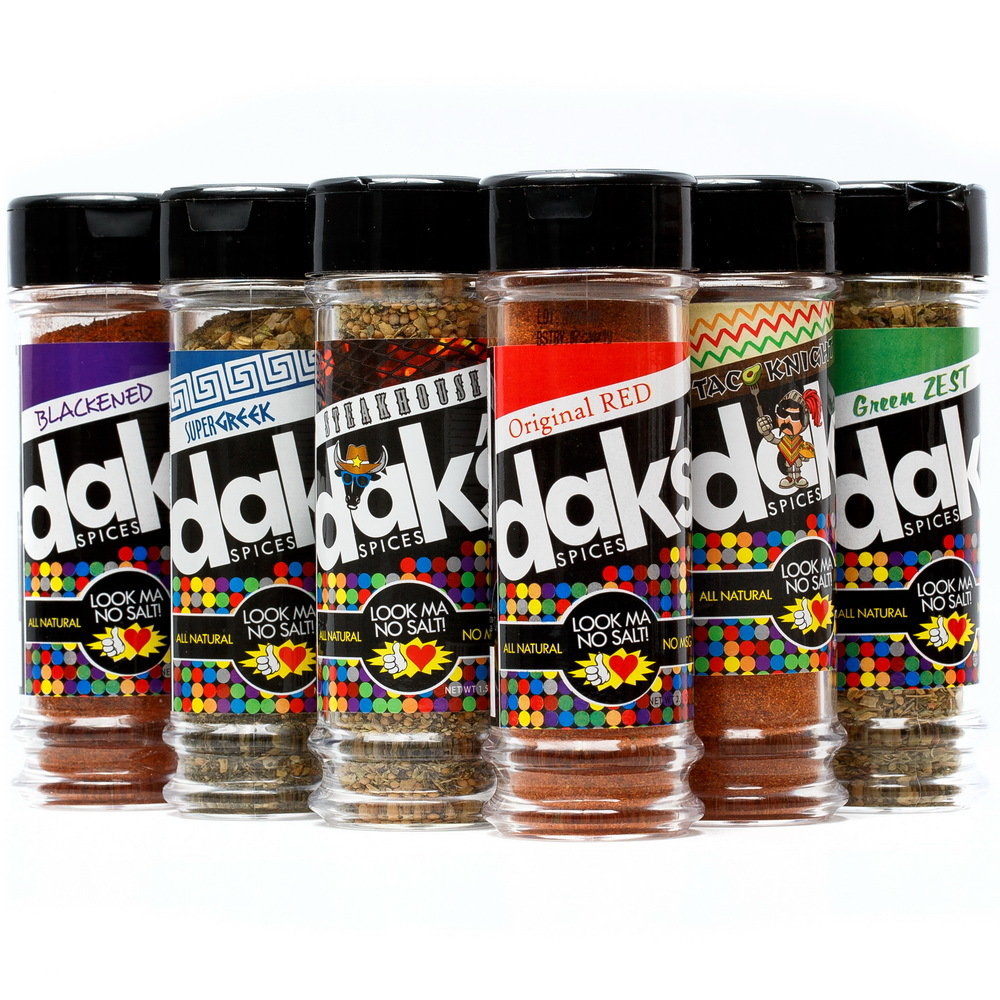 BEST SELLERS 6 PACK - Salt free seasoning, spices, no sodium blends.