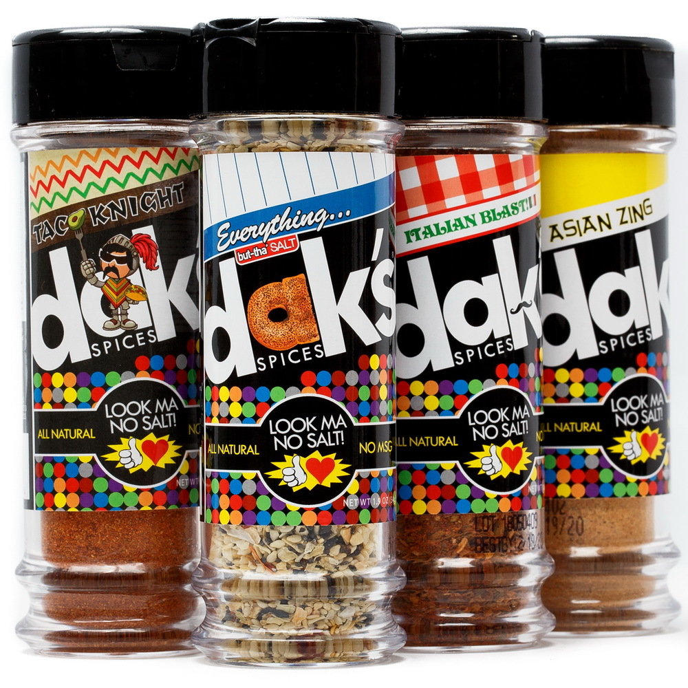 CREATE YOUR OWN 4 PACK - Salt free seasoning, spices, no sodium blends.