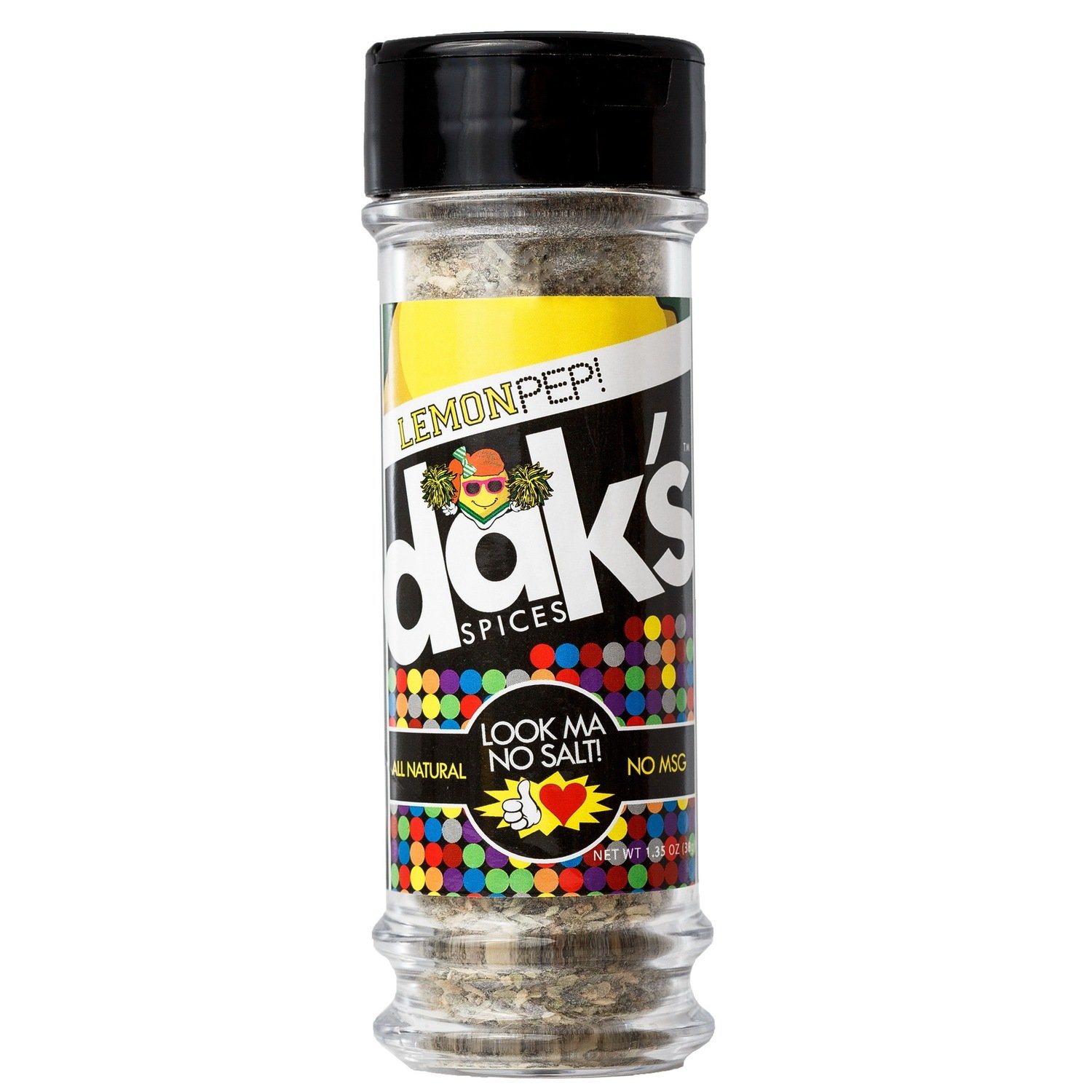 DAK'S LEMON PEP - SALT FREE seasoning to enhance any meal