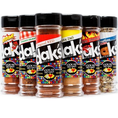 CREATE YOUR OWN 6 PACK - Salt free seasoning, spices, no sodium blends.