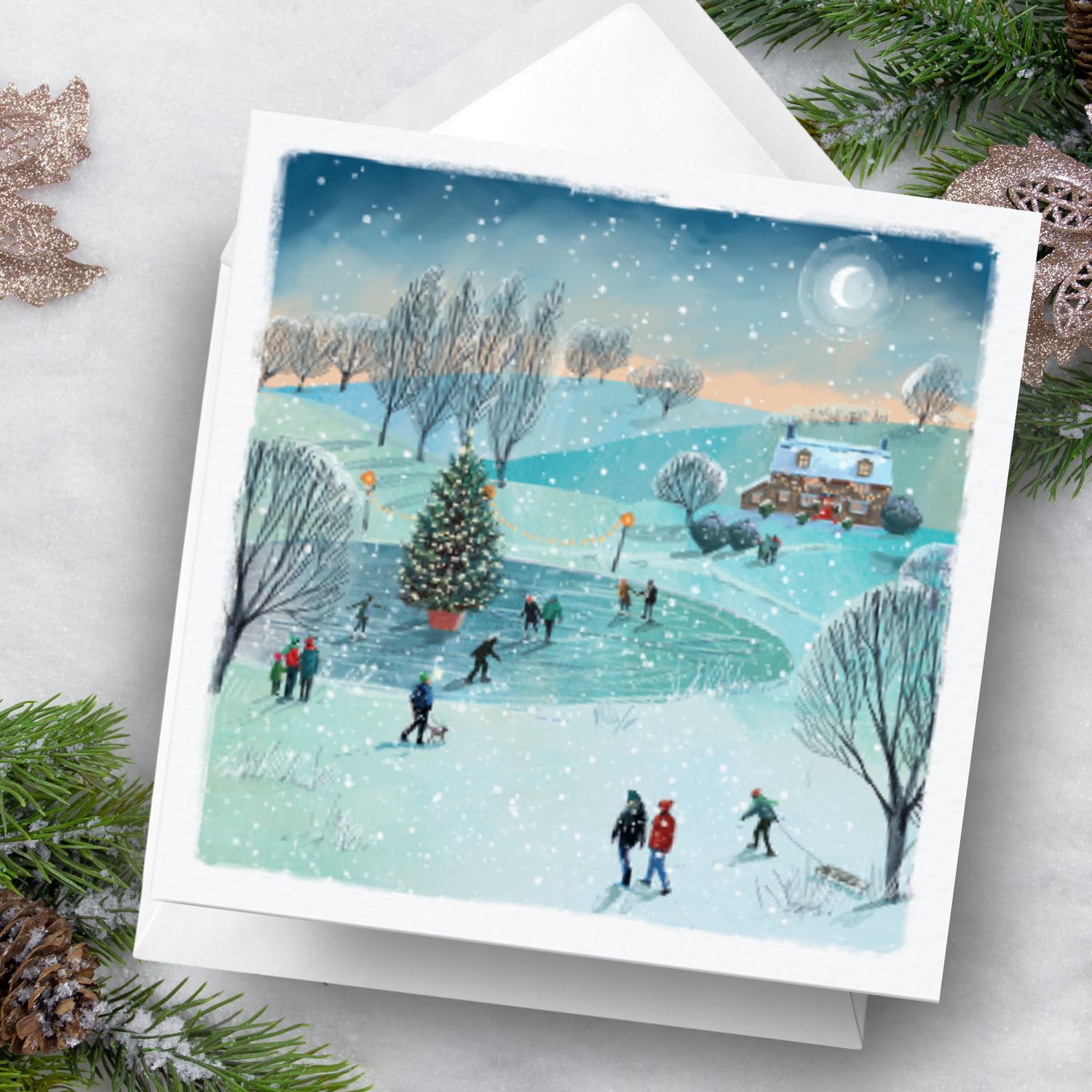 Christmas cards: A Winter's Stroll