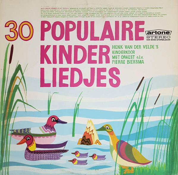 Henk Van Der Velde's Kinderkoor ‎– 30 Populaire Kinderliedjes