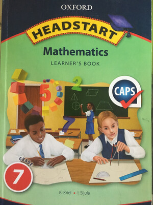 Grade 7 Headstart Mathematics Learner’s Book