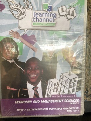 Grade 9 EMS DVD - Topic 7 Entrepreneurial Knowledge And Skills