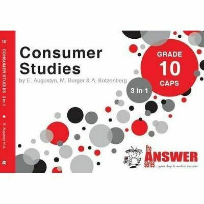 Grade 10 The Answer Series Consumer Studies 3 in 1 CAPS study guide