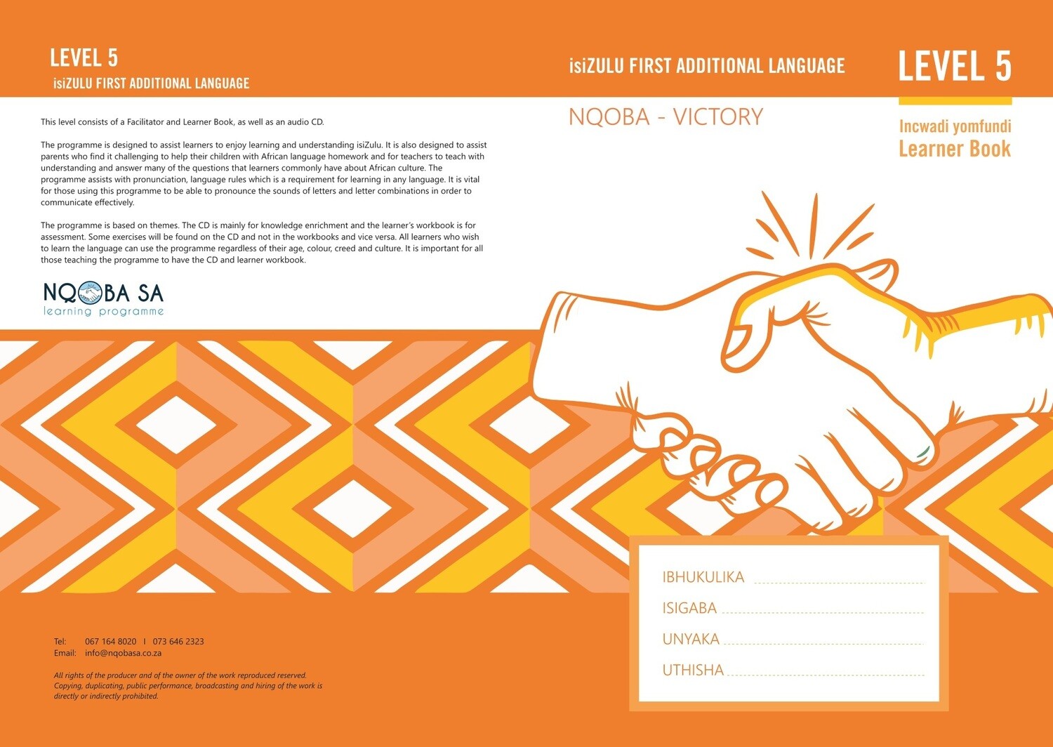 Grade 4 Nqoba Learner Book Level 5