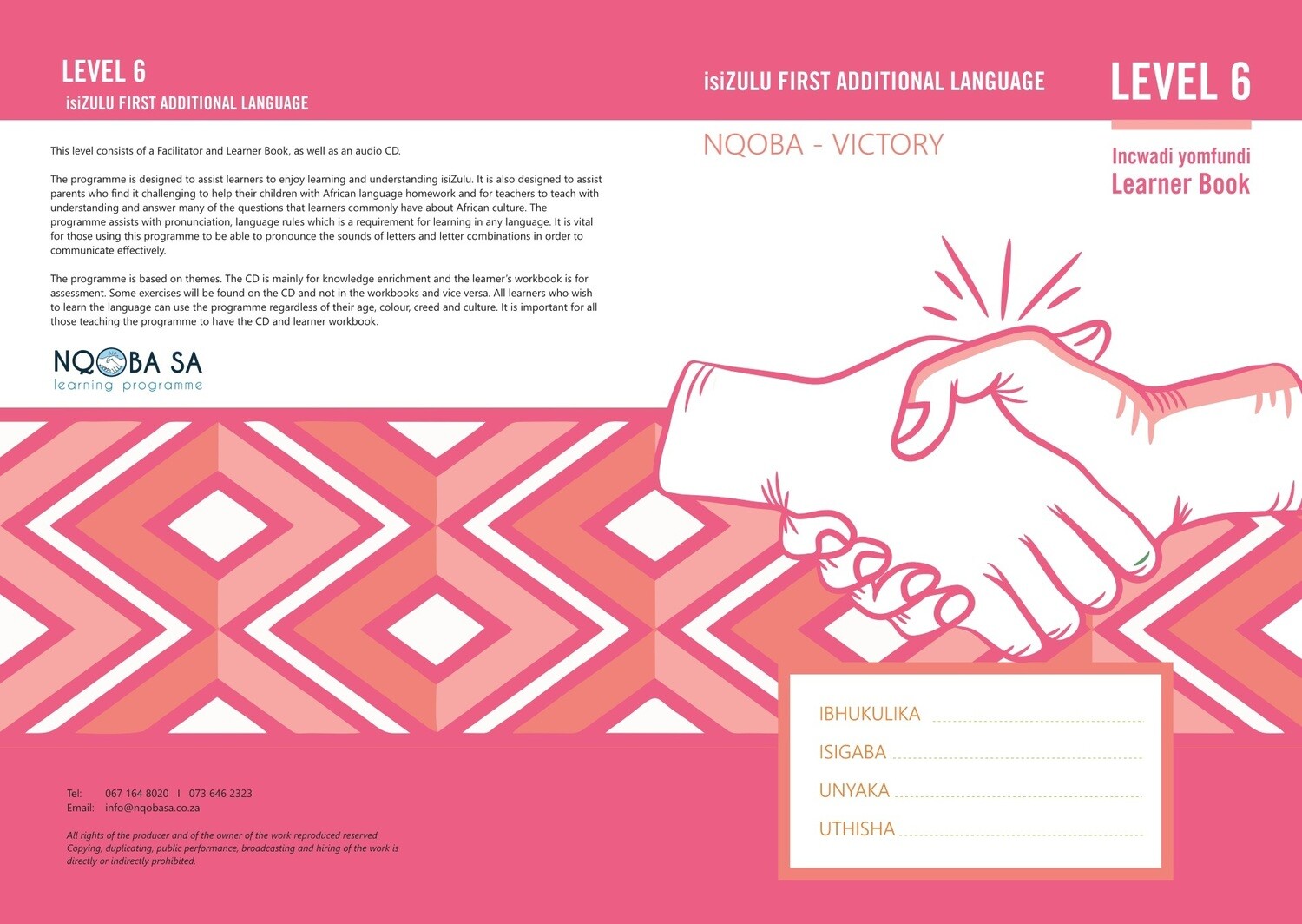 Grade 5 Nqoba Learner Book Level 6
