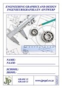 Grade 12 JPEGD Engineering Graphics &amp; Design Workbook (A3)