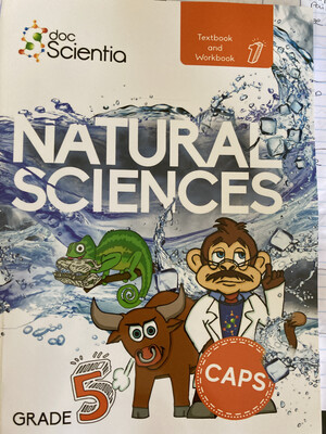 Grade 5 DocScientia Natural Sciences BOOK 1 Textbook and Workbook - Black and White