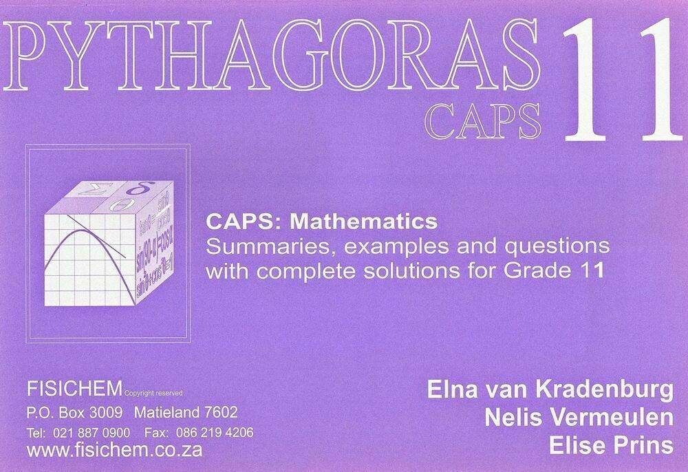 Grade 11 Fisichem Pythagoras (CAPS) Mathematics