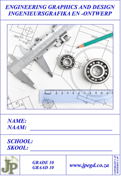 Grade 10 JPEGD Engineering Graphics &amp; Design Workbook (A3)