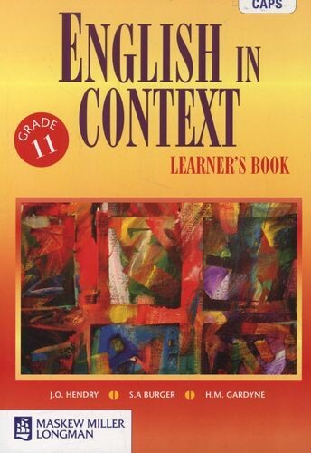 Grade 11 English in Context Learners Book